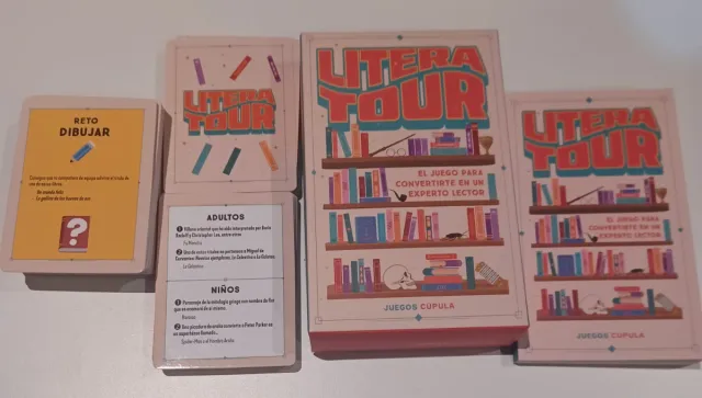 Juego de cartas Literatour