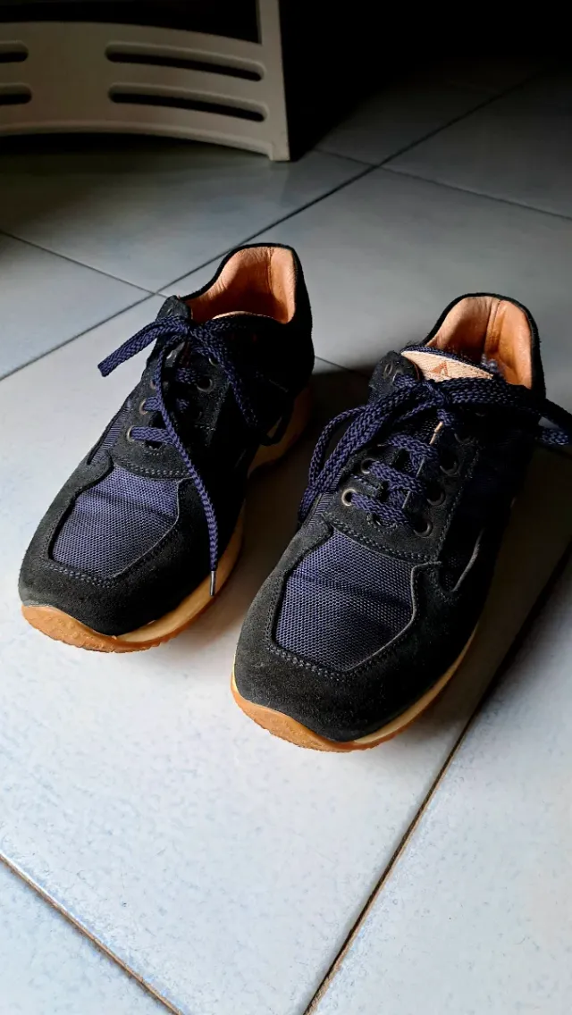 Scarpe stile Hogan uomo blu/blu scuro n.40