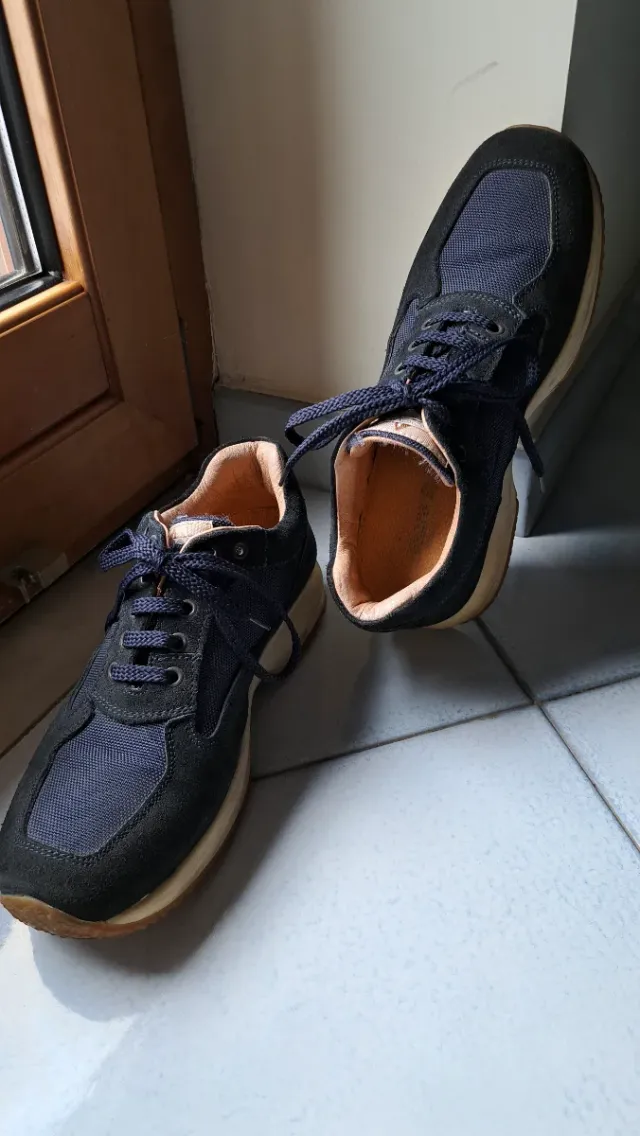 Scarpe stile Hogan uomo blu/blu scuro n.40