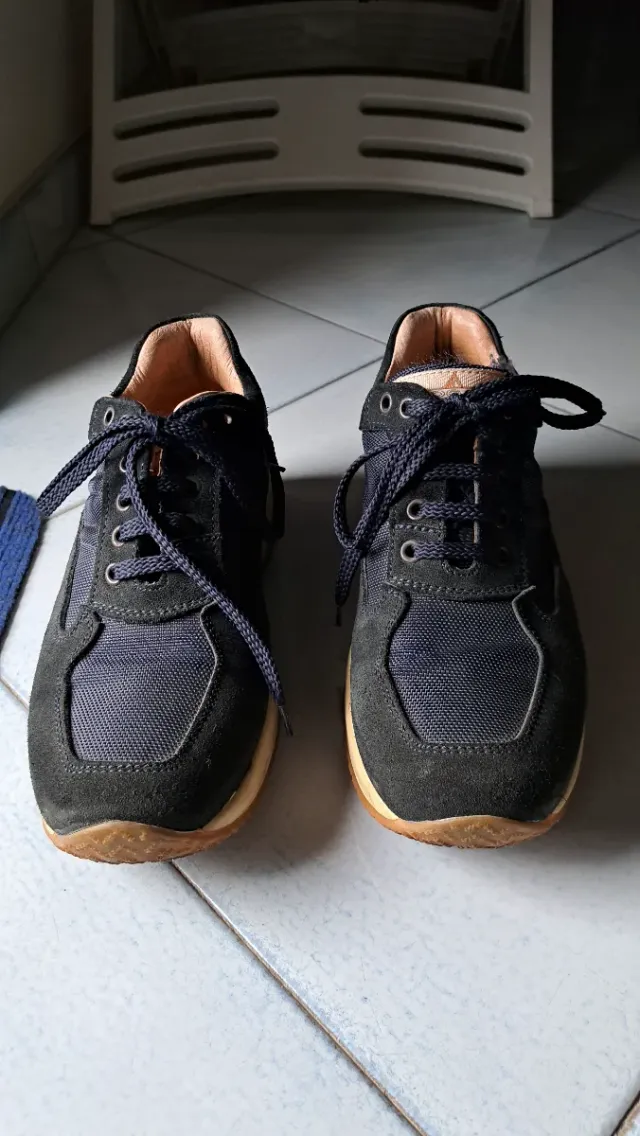 Scarpe stile Hogan uomo blu/blu scuro n.40