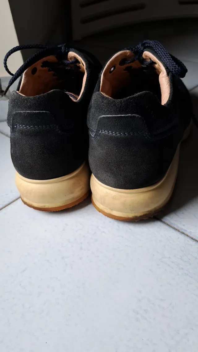 Scarpe stile Hogan uomo blu/blu scuro n.40