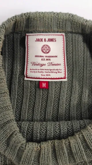 Jersey Jack & Jones Verde Militar Talla M