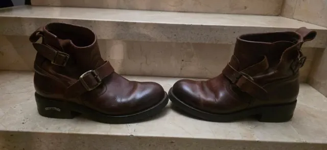 Botas Sendra cuero Marrón Hebillas