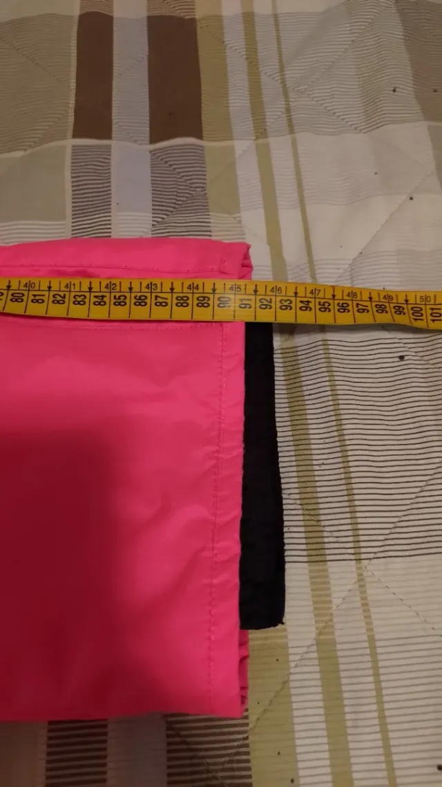 Pantaloni da sci rosa vivaci 10 anni