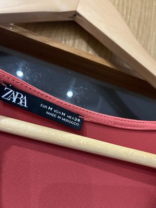 Mono Zara coral talla M