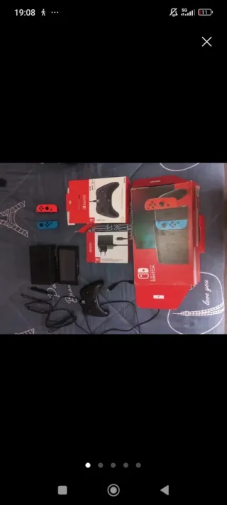 Nintendo Switch Azul/Rojo + Accesorios