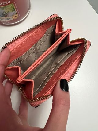 Portafoglio Michael Kors marrone e rosa