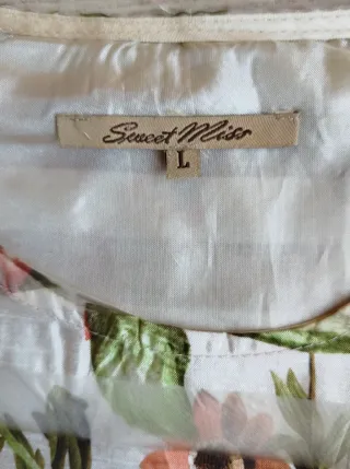 Vestido floral Sweet Miss Talla L