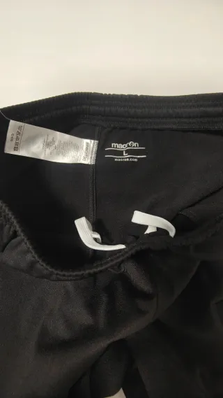 Pantalón chándal Macron negro