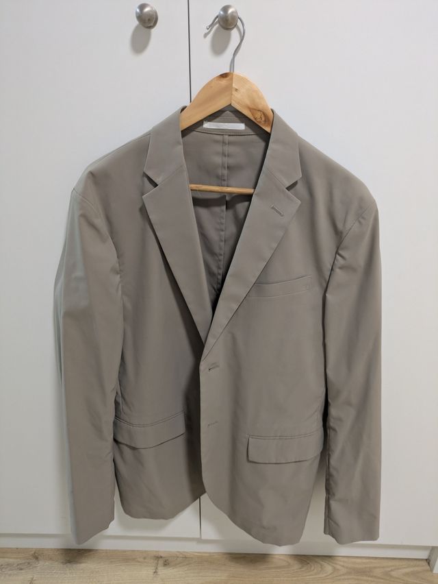 Americana Slim Fit Beige Claro