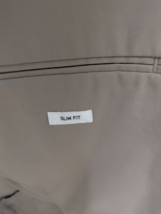 Americana Slim Fit Beige Claro