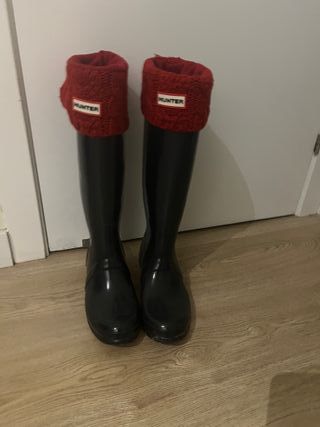 Botas Hunter Talla 39 Azul Marino Originales