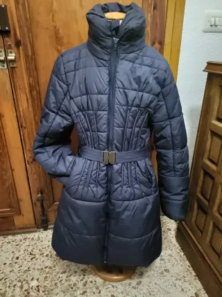 Abrigo invierno niña azul