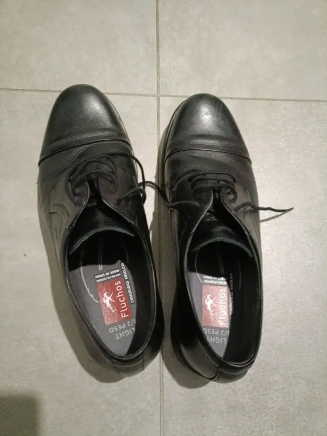 Zapatos Fluchos negros hombre talla 41