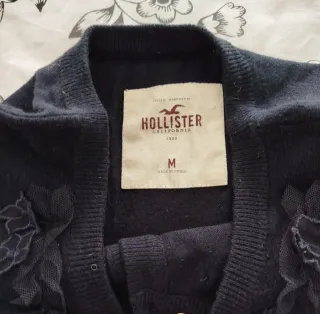 Cárdigan Hollister Negro Mujer