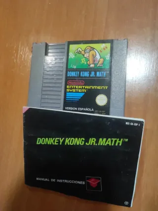 4 Juegos Nintendo NES: Donkey Kong Jr. Math, Mario