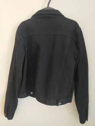 Cazadora vaquera negra mujer