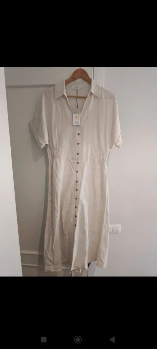 Vestido beige Primark Talla XL/42