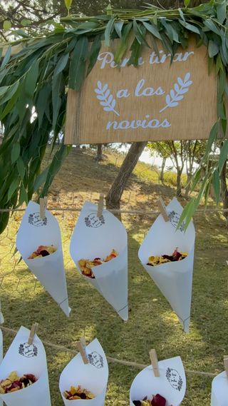Rincón decoración boda