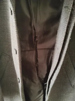 Cappotto Zara uomo grigio fantasia