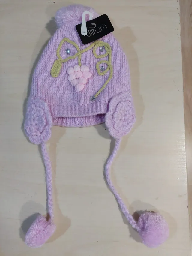 Gorro bebé invierno rosa 18/24 meses