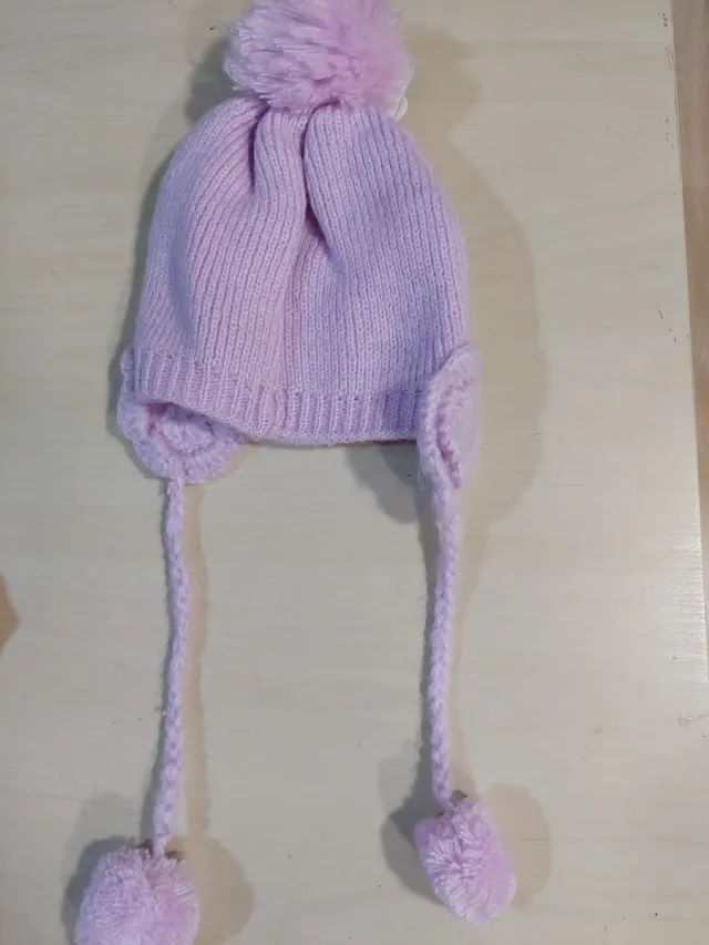 Gorro bebé invierno rosa 18/24 meses