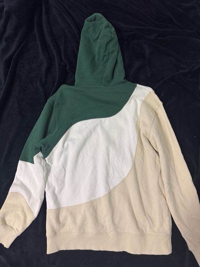 Sudadera con capucha de bloques de color