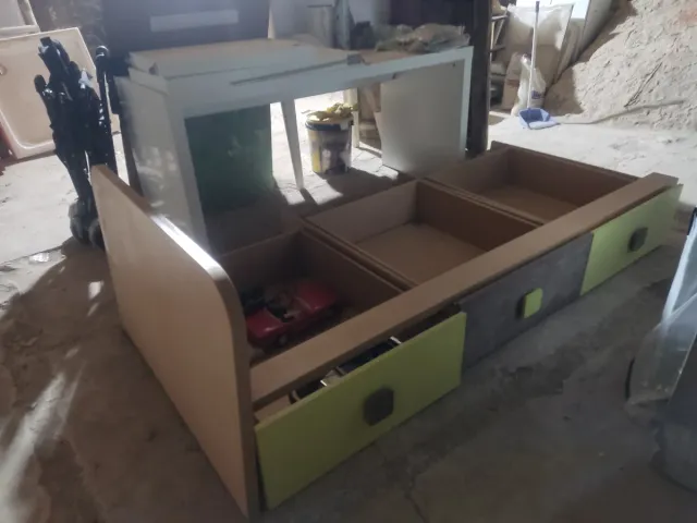 Regalo cama tren con cajones