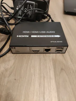 Extensor HDMI USB Gigabit Ethernet