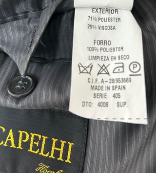 Traje Capelhi Gris Talla 54