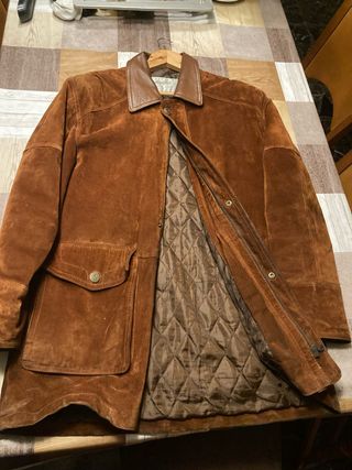 Chaqueta Piel Marrón Talla XL