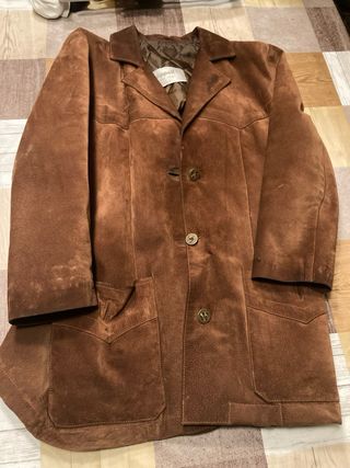 Chaqueta Piel Marrón Talla XL