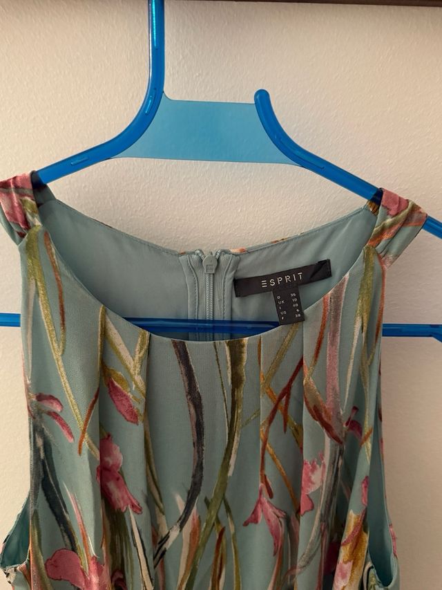Vestido largo Esprit floral talla 38