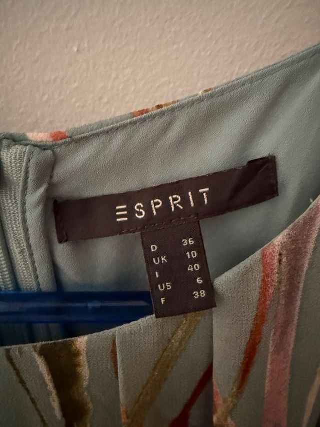 Vestido largo Esprit floral talla 38