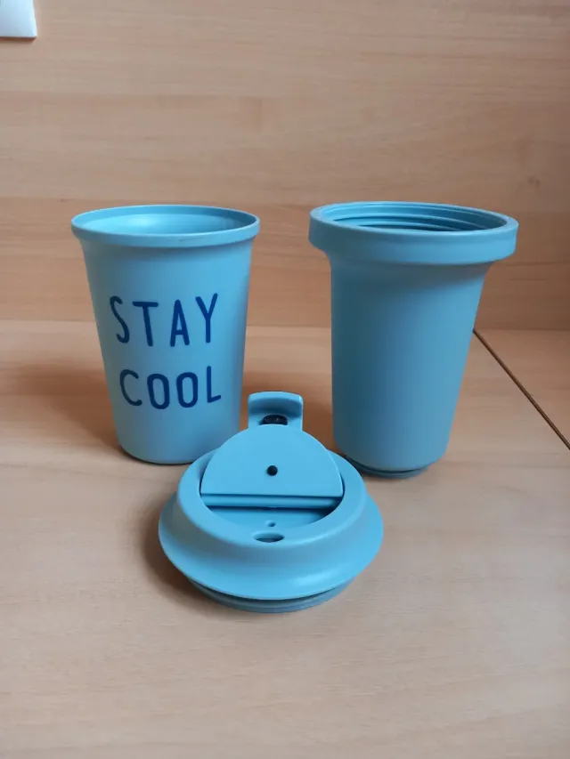 Vaso Térmico doble para bebidas frías y calientes.