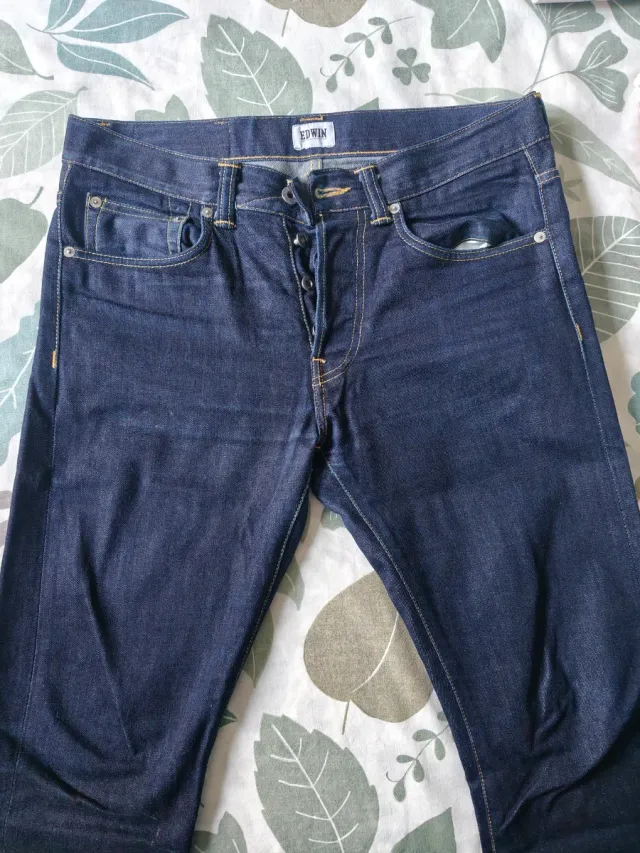 Vaqueros Edwin Slim Tapered Azules Talla 30x34