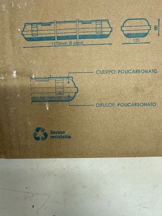 PANTALLA PARA FLUORESCENTE DOBLE