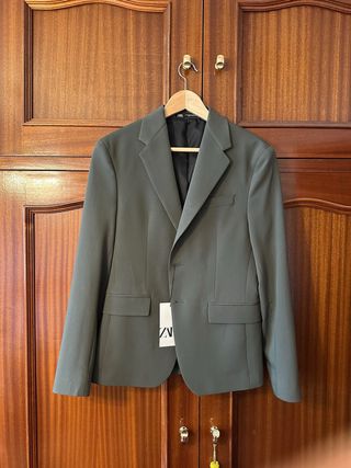 Blazer Zara verde (talla 44)