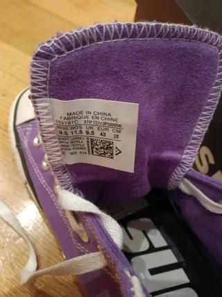 Converse Moradas Talla 43 a estrenar