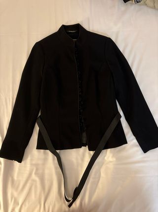 Chaqueta Caroll París Talla 40 Negra