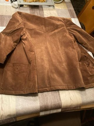 Chaqueta Piel Marrón Talla L