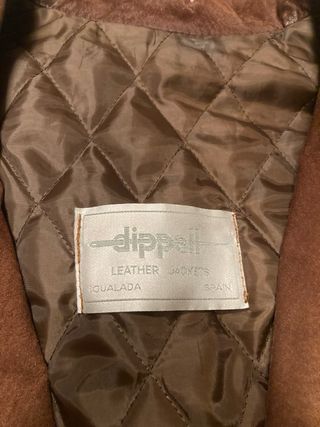 Chaqueta Piel Marrón Talla L