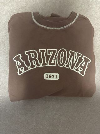 Sudadera Arizona Pull&Bear Marrón
