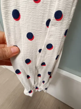 Blusa manga larga lunares