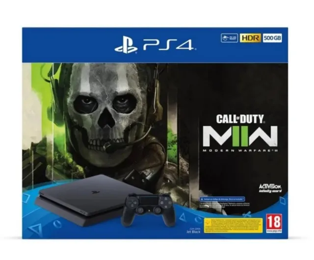 Consola PS4 Negra + Mando y Cables