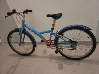 Bicicleta 24 Decathlon Azul