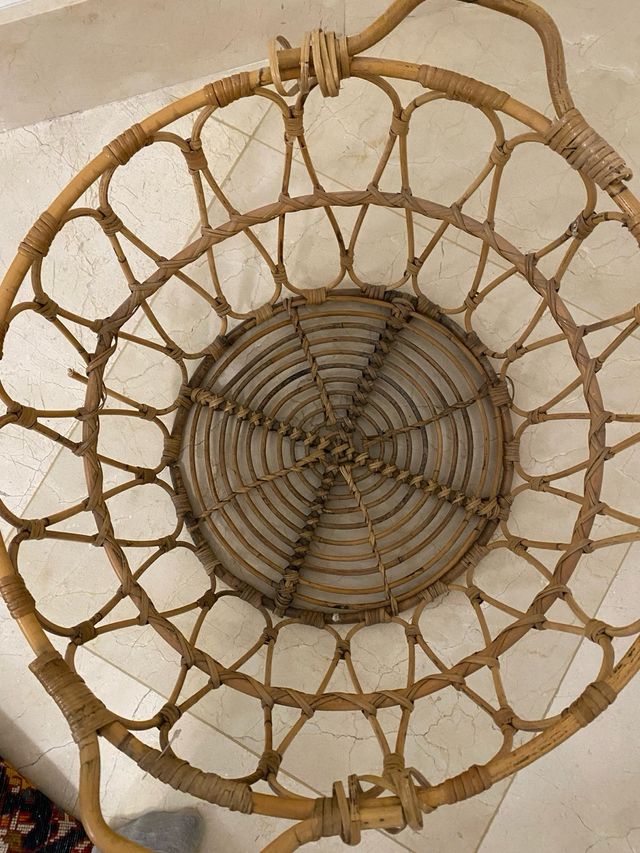 Cesta grande de bambú