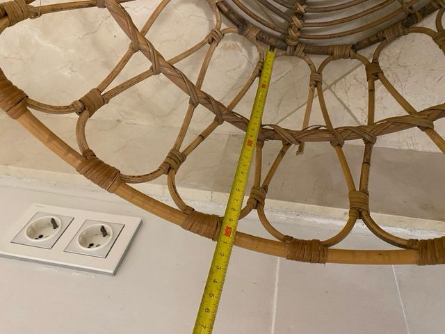 Cesta grande de bambú