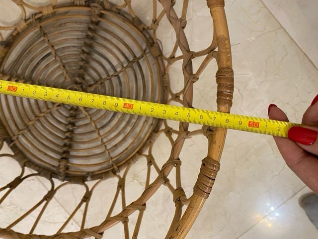 Cesta grande de bambú