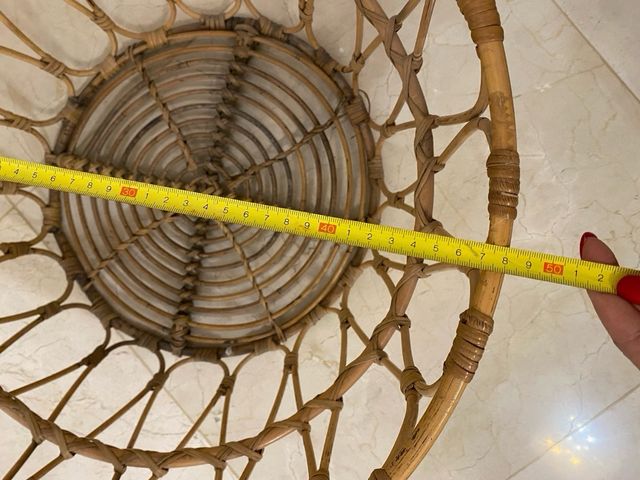 Cesta grande de bambú